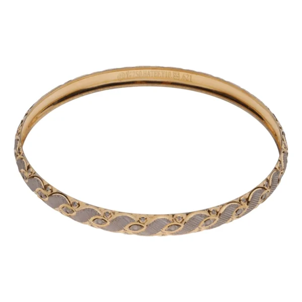 النگو طلا 18 عیار زنانه مدل H89