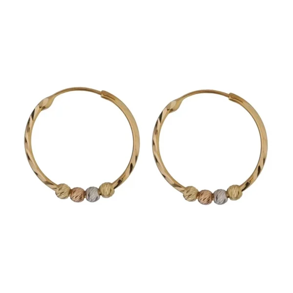 گوشواره طلا 18 عیار زنانه مدل البرنادو کد 14030230-RS190