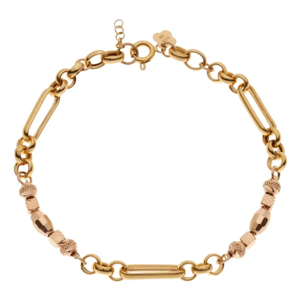 دستبند طلا 18 عیار زنانه مدل I82