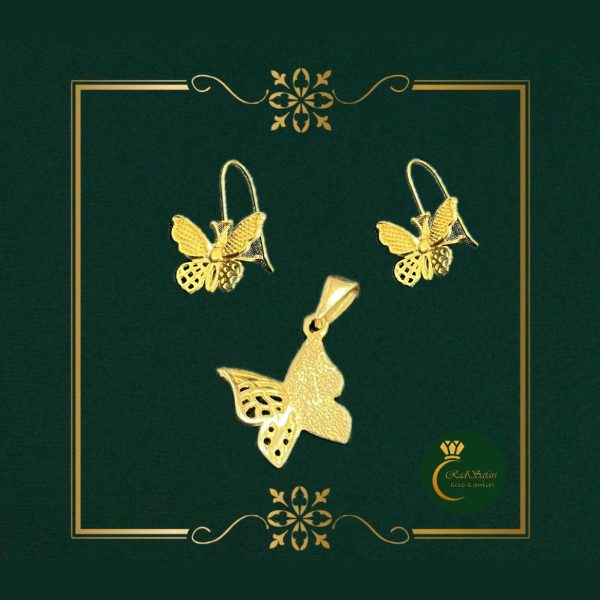 نیم ست پروانه 3.68 گرم