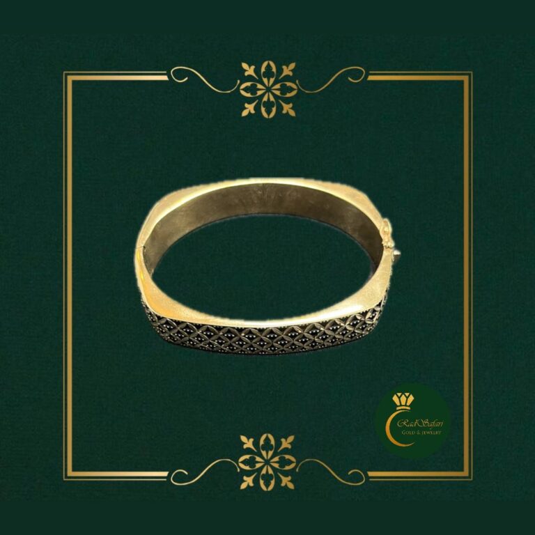 دستبند سیاه قلم 21.42 گرم