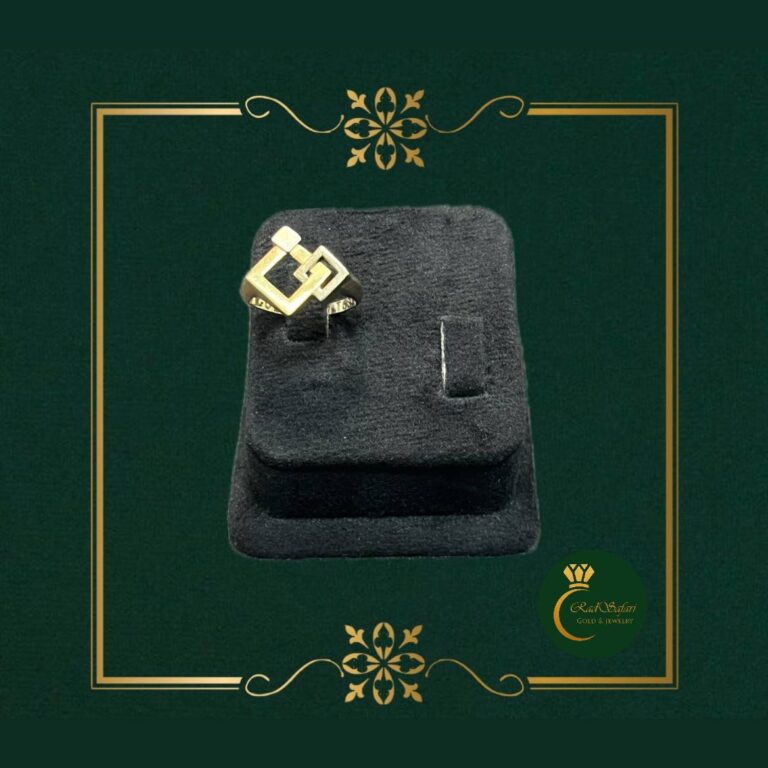 انگشتر مربع 3.69 گرم