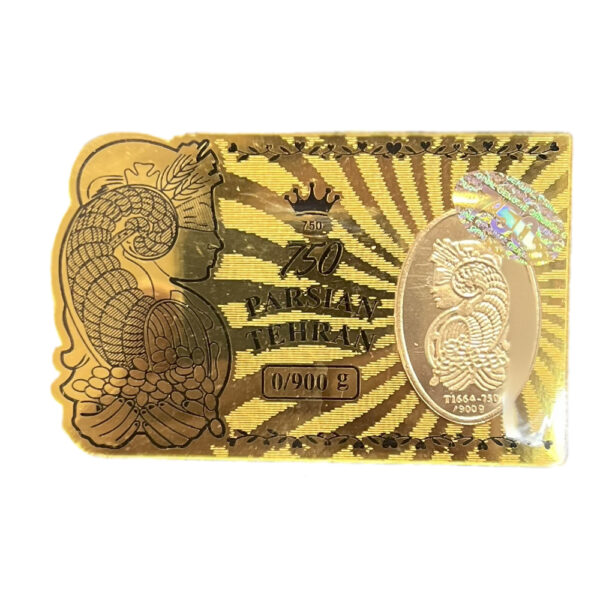 شمش طلای ملکه 0.9 گرم(900 سوت)