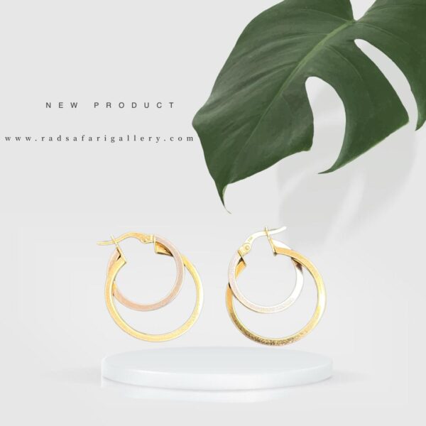 گوشواره ونزا حلقه ای کد۵۸۲